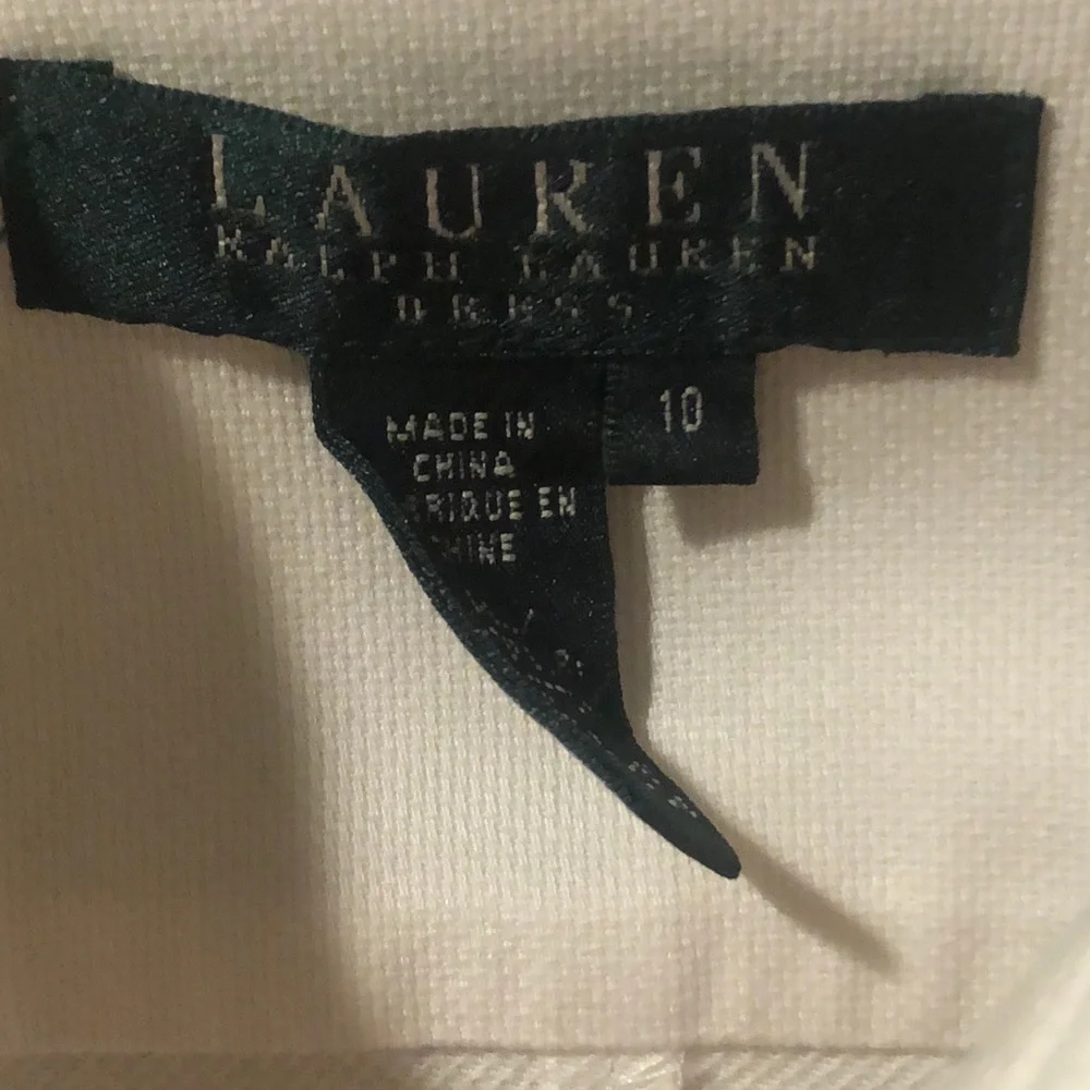 Ralph Lauren White Midi Dress